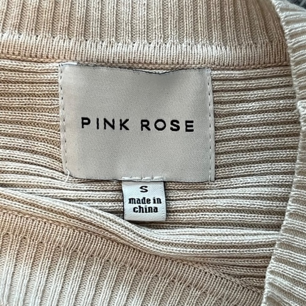 Pink Rose Sweater Small - Picture 6 of 9